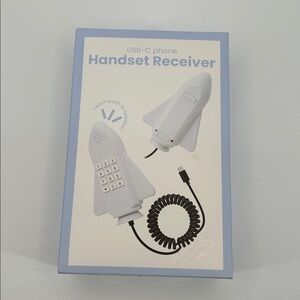 Spaceship Retro USB-C Phone Handset Receiver New in The Box